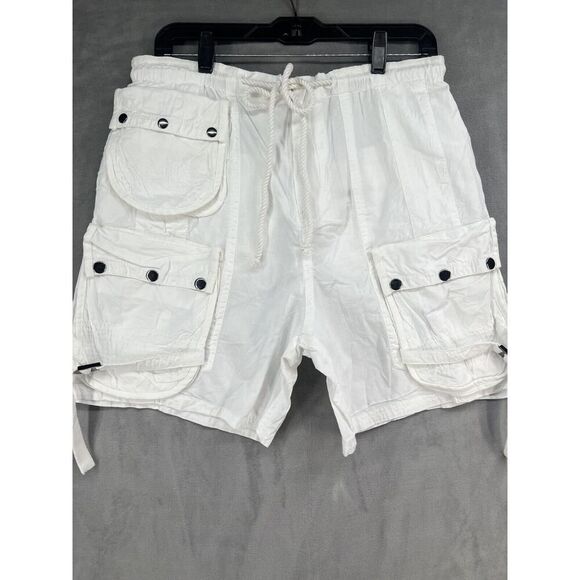 Free People Moon Bay Parachute Shorts Size Small Optic White - Picture 3 of 8